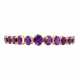 Armband mit Amethysten zus. ca. 23 ct, - Foto 1