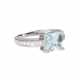 Ring mit Aquamarin im Prinzessschliff ca. 2,7 ct - фото 1