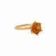 Ring mit facettiertem Citrin ca. 2,7 ct, - Foto 1