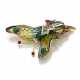 Große prächtige Brosche in Form eines Schmetterlings, sogenannter „Butterfly Clip" - photo 1