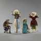Vier Krippenfiguren aus dem Bethlehemer Kindermord - photo 1