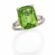 Peridot Diamond Ring - фото 1