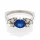 Sapphire Diamond Ring - фото 1