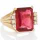 Rubellite Diamond Ring - Foto 1