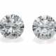 Mixed lot: Two unmounted brilliant-cut diamonds - фото 1