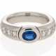 Sapphire Diamond Ring - фото 1