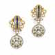 Diamond Sapphire Earrings - фото 1