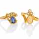 Mixed lot: Tanzanite Diamond Ring and Opal Diamond Ring - Foto 1