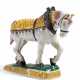 Horse figurine with plow harness - Foto 1