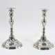 Pair of baroque style candlesticks - photo 1