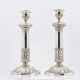 Pair of large candlesticks with acanthus decor - фото 1