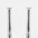 Pair of candlesticks with column-shaped shaft - photo 1