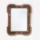 Mirror frame with silver decor - фото 1