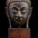 Kopf des Buddha Shakyamuni aus Bronze - Foto 1