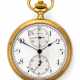 Goldene Taschenuhr mit Chronograph - photo 1