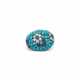 VAN CLEEF & ARPELS TURQUOISE, SAPPHIRE AND DIAMOND RING - Foto 1