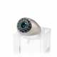 Ring mit Fancy-Blue Diamanten - photo 1