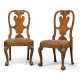 A PAIR OF GEORGE II WALNUT SIDE CHAIRS - photo 1
