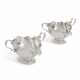 A PAIR OF ELIZABETH II SILVER DOUBLE LIPPED SAUCEBOATS - фото 1