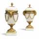 A PAIR OF LATE LOUIS XVI ORMOLU-MOUNTED WHITE MARBLE BRULE-PARFUMS - photo 1