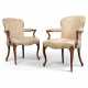 A PAIR OF GEORGE III MAHOGANY OPEN ARMCHAIRS - Foto 1