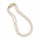 CARTIER CULTURED PEARL AND DIAMOND NECKLACE - photo 1