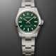 ROLEX, STAINLESS STEEL 'OYSTER PERPETUAL' WITH GREEN DIAL, REF. 277200 - photo 1