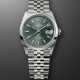 ROLEX, STAINLESS STEEL 'DATEJUST' WITH GREEN DIAL, REF. 126200 - photo 1