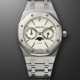 AUDEMARS PIGUET, STAINLESS STEEL DAY-DATE WITH MOON PHASES ROYAL OAK, REF. 25594 - фото 1