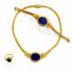 Gold-Lapislazuli-Parure im antiken Stil - Foto 1