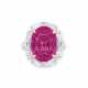 RARE COLOURED SAPPHIRE AND DIAMOND RING - фото 1