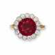 RUBY AND DIAMOND RING - Foto 1