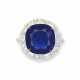 SAPPHIRE AND DIAMOND RING - photo 1