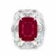 MAGNIFICENT RUBY AND DIAMOND RING, BY BOGHOSSIAN - Foto 1