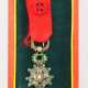 Frankreich: Orden der Ehrenlegion, 9. Modell (1870-1951), Offizierskreuz Miniatur, im Etui - mit Diamant-Besatz. - Foto 1