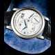 A. LANGE & S&#214;HNE. A VERY RARE 18K WHITE GOLD WRISTWATCH WITH OVERSIZED DATE, POWER RESERVE INDICATION AND BLUED HANDS - Foto 1
