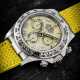 ROLEX. AN 18K WHITE GOLD AUTOMATIC CHRONOGRAPH WRISTWATCH WITH YELLOW MOTHER-OF-PEARL DIAL - photo 1
