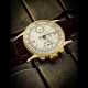 PATEK PHILIPPE. AN IMPRESSIVELY WELL PRESERVED 18K GOLD CHRONOGRAPH WRISTWATCH WITH TACHYMETER SCALE - фото 1