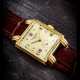 PATEK PHILIPPE. AN UNUSUAL AND RARE 18K GOLD SQUARE WRISTWATCH WITH OVERSIZED LUGS - фото 1