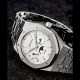 AUDEMARS PIGUET. A STAINLESS STEEL AUTOMATIC WRISTWATCH WITH DAY, DATE, MOON PHASES AND BRACELET - Foto 1