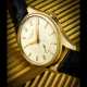 PATEK PHILIPPE. A RARE 18K GOLD AUTOMATIC WRISTWATCH WITH ENAMEL DIAL - Foto 1