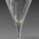 Seltenes Barock-Kelchglas mit optisch geblasenem Dekor - photo 1