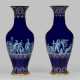 Paar monumentale Meissener Vasen mit - фото 1