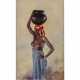 HEIMS, ERNST M. (1886-1922, deutscher Künstler der Kolonialzeit), "Afrikanerin in Chochoe-Togo", - фото 1