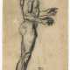 Franz von Stuck - Studie eines stehenden Mannes (Entwurf zur "Liebesschaukel") - Foto 1