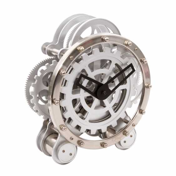 Desk Clock Modern Skeleton 21 Century Auction Catalog Art