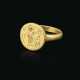 A BYZANTINE GOLD FINGER RING - photo 1