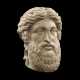 A ROMAN MARBLE HEAD OF BACCHUS - photo 1