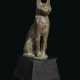 AN EGYPTIAN BRONZE CAT - photo 1