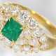 Sehr schöner und sehr hochwertiger Smaragd-/Diamantring, insgesamt ca. 2,34ct, Hofjuwelier Roesner - Foto 1